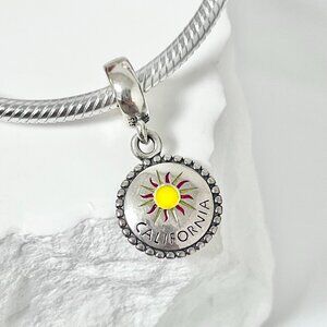 Pandora California SUN Dangle S925 Silver Charm